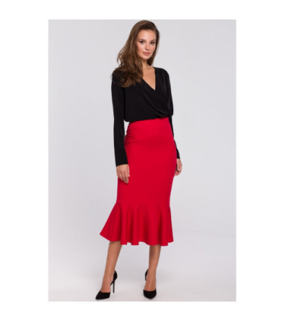 K025 Skirt with frill at...