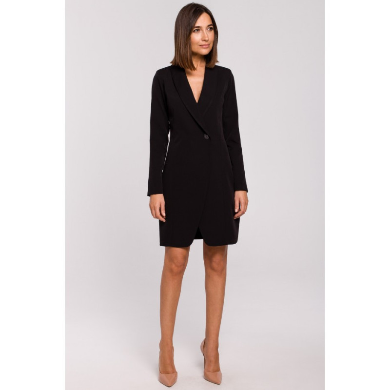 S217 Jacket dress - black