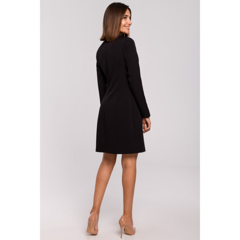 S217 Jacket dress - black