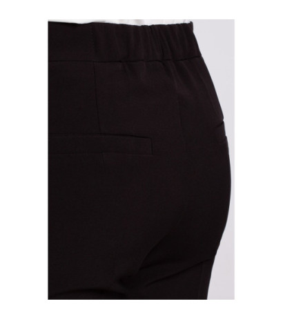 K055 Smooth cigarette pants - black