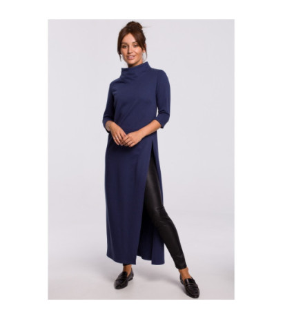 B163 Long tunic with slit -...