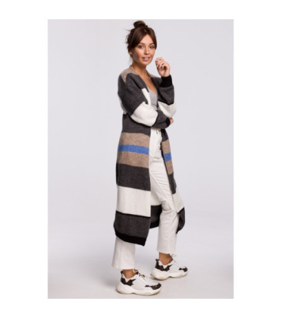 BK055 Striped cardigan - model 1