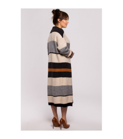 BK055 Striped cardigan - model 3