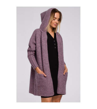 M556 Hooded cardigan with...