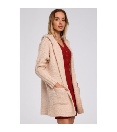 M556 Hooded cardigan with...