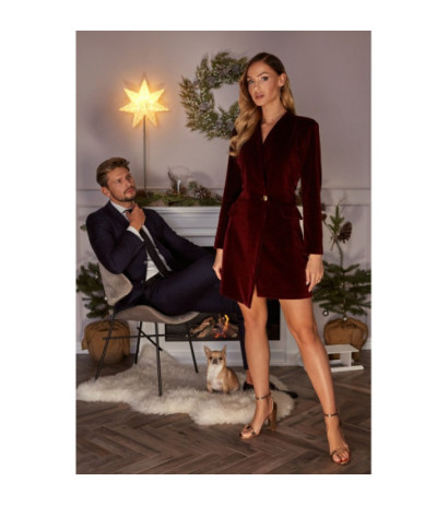 M562 Velour Jacket Dress -...