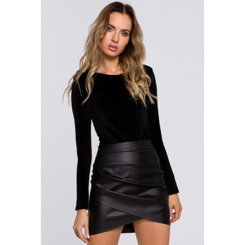 M567 Velour Body with Long Sleeves - black