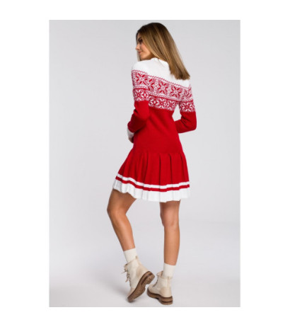 MXS01 Christmas sweater dress - red