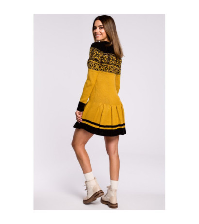 MXS01 Christmas sweater dress - yellow