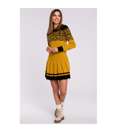 MXS01 Christmas sweater dress - yellow