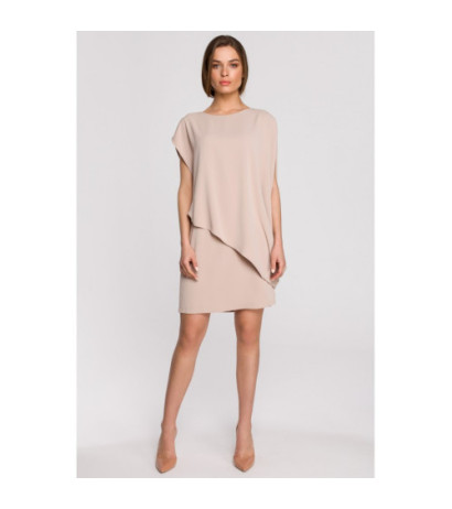 S262 Layered dress - beige