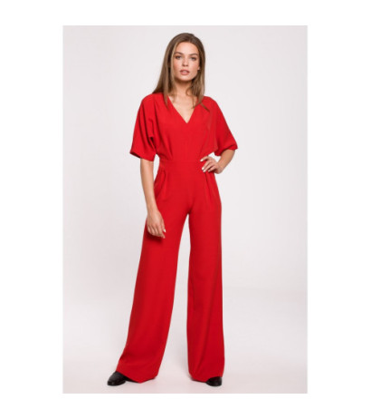 S285 Wide-legged jumpsuit - red