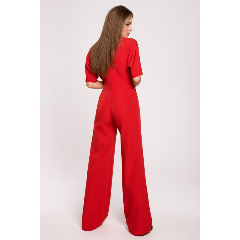 S285 Wide-legged jumpsuit - red