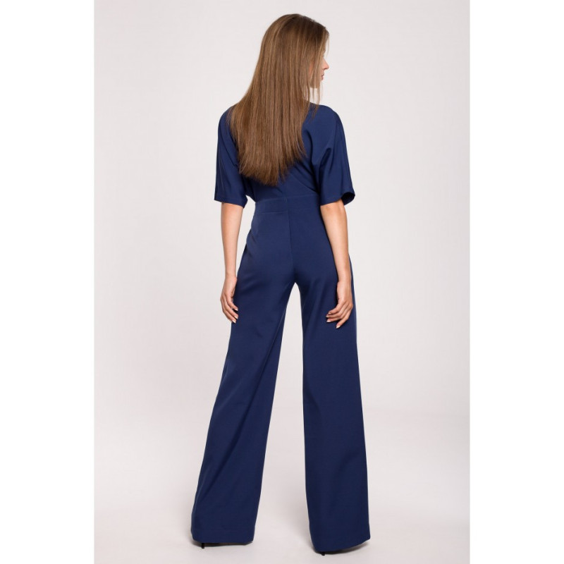 S285 Wide-legged jumpsuit - navy blue