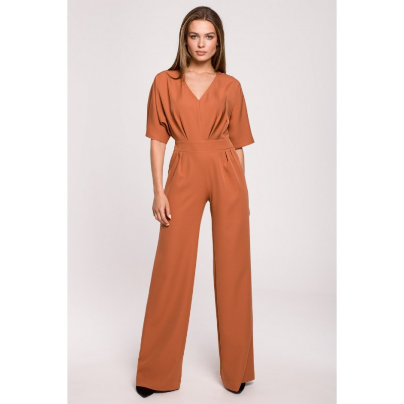 S285 Wide-legged jumpsuit - oreo