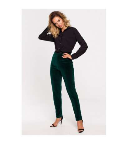 M644 Velour pants - green