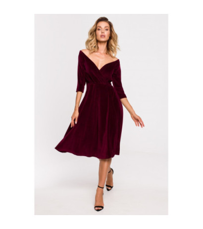 M645 Velour dress with...