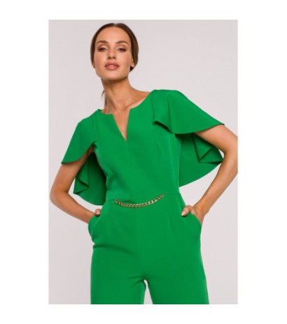 M670 Overalls with cape - luscious green