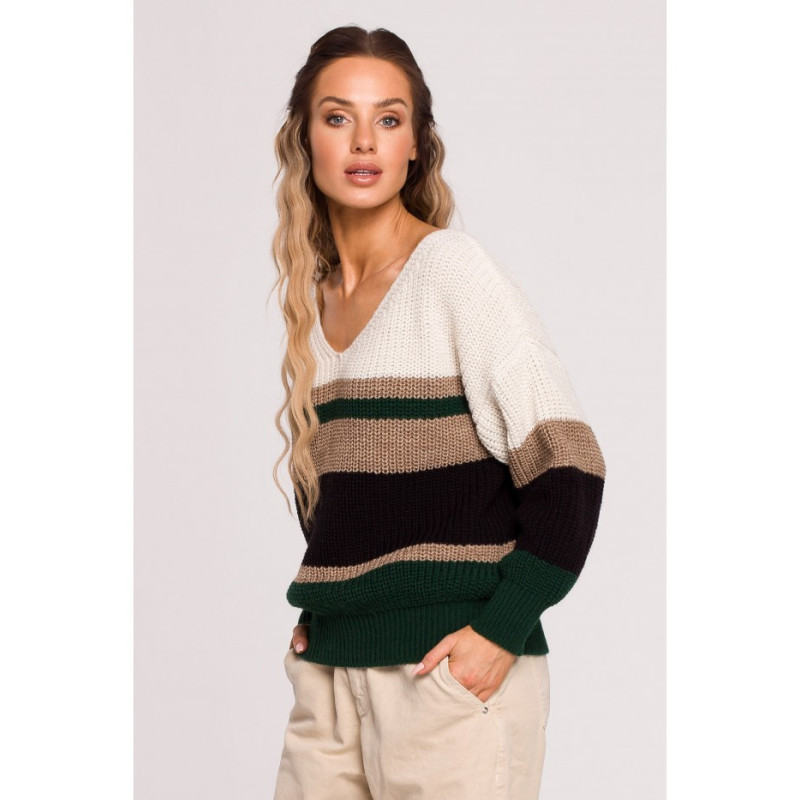 M686 Striped sweater - model 1