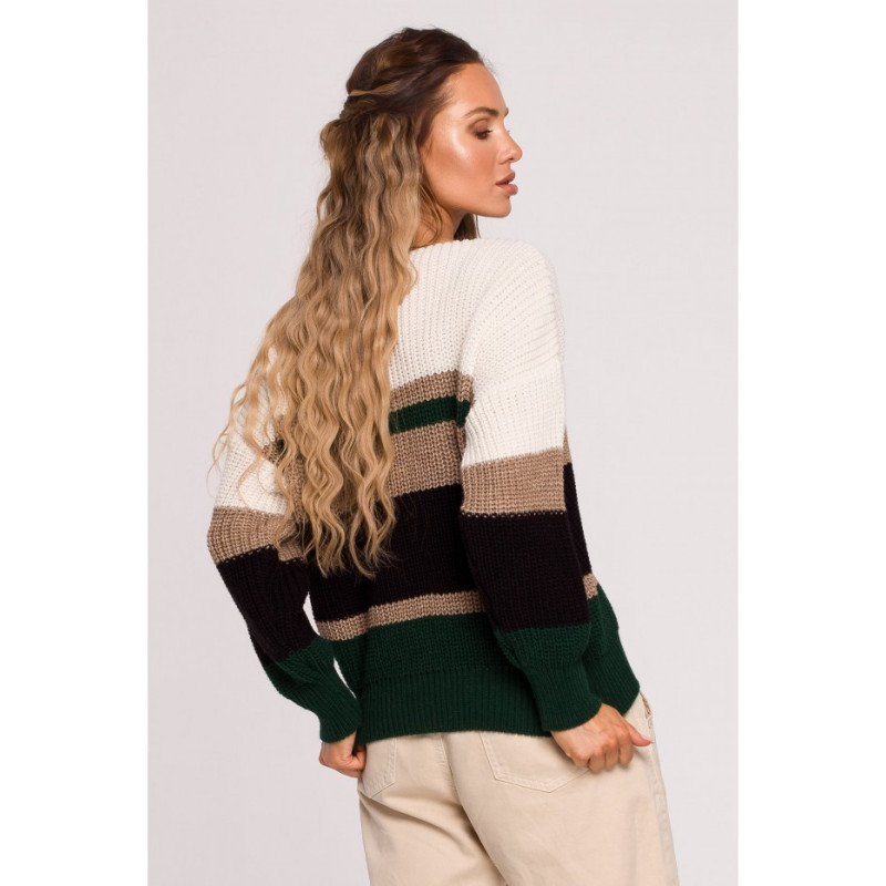 M686 Striped sweater - model 1