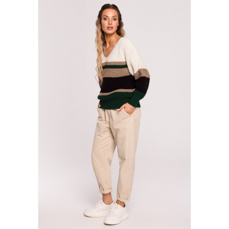 M686 Striped sweater - model 1