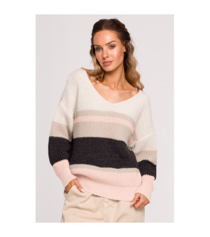 M686 Striped sweater - model 2