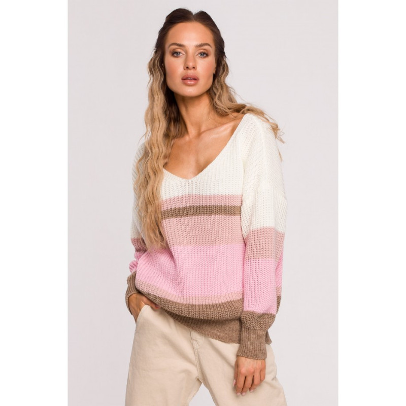 M686 Striped Sweater - model 4