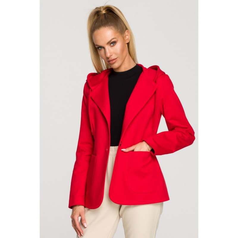 M691 Jacket with hood and trousers - red