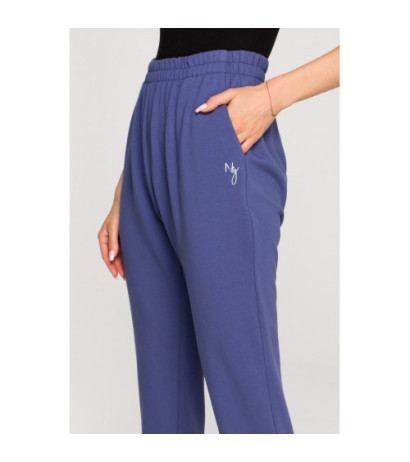 M692 Sweatpants with slits at the bottom - indigo