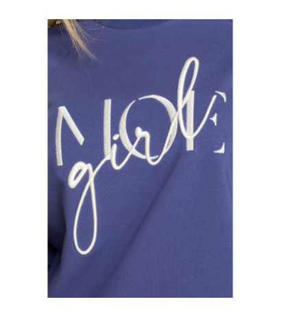 M693 Sweatshirt with embroidery - indigo