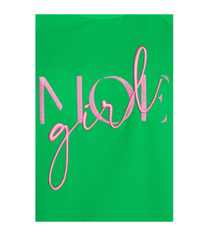 M693 Sweatshirt with embroidery - juicy green