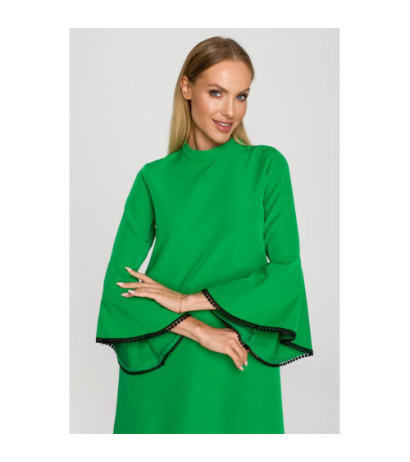 M698 A-line cut dress - juicy green