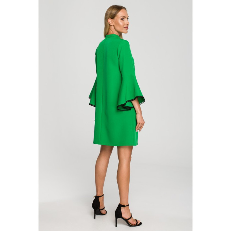 M698 A-line cut dress - juicy green