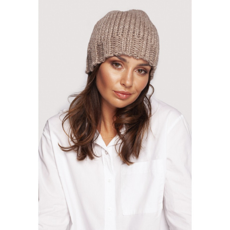 BK100 Cap with ribbed brim - beige