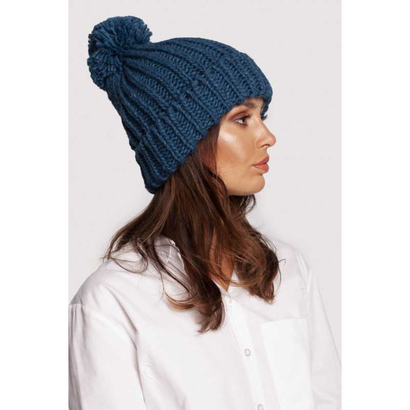 BK101 Cap with pom-pom - nautical