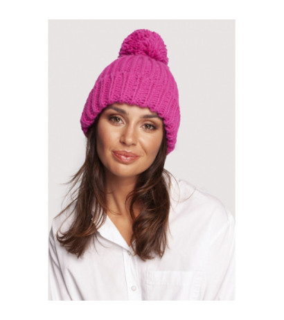 BK101 Cap with pom-pom - pink