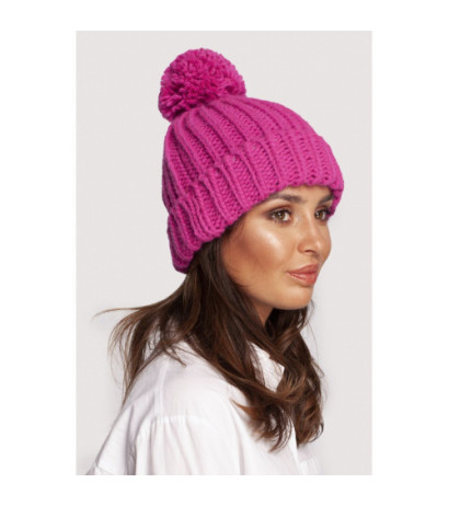 BK101 Cap with pom-pom - pink