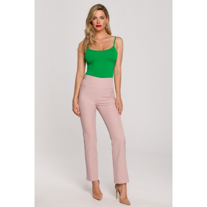 K142 Cropped pants - dirty pink