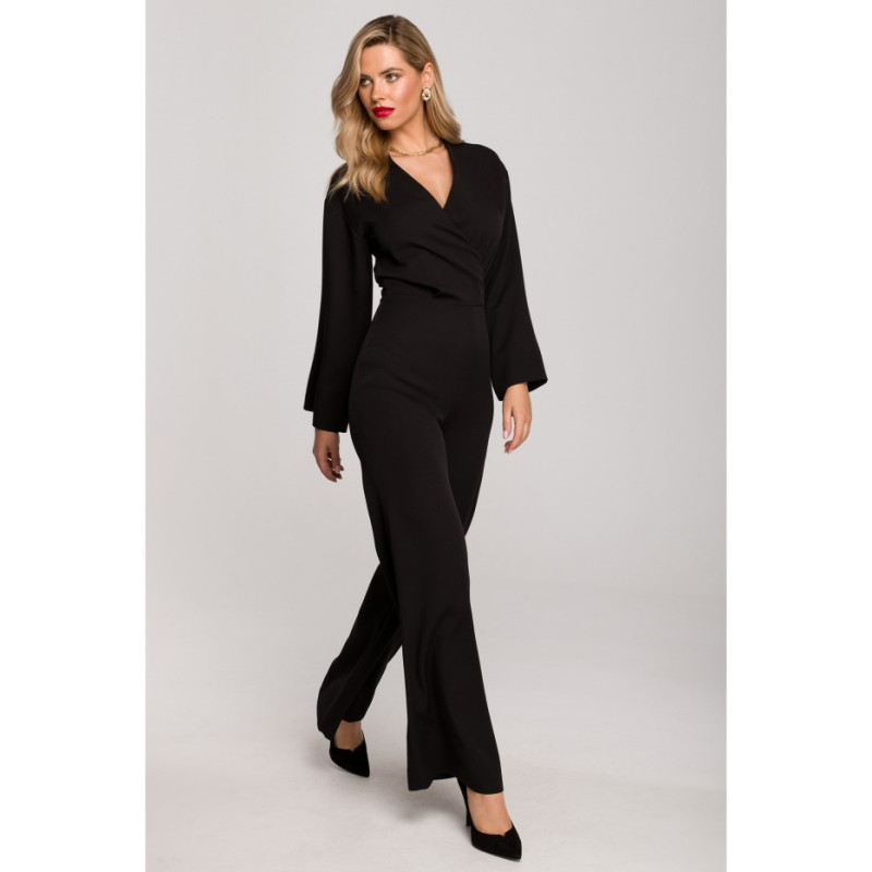 K147 Wide-legged jumpsuit - black