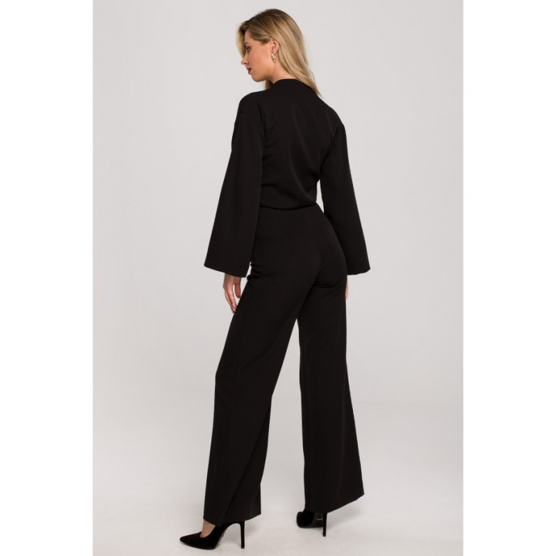 K147 Wide-legged jumpsuit - black