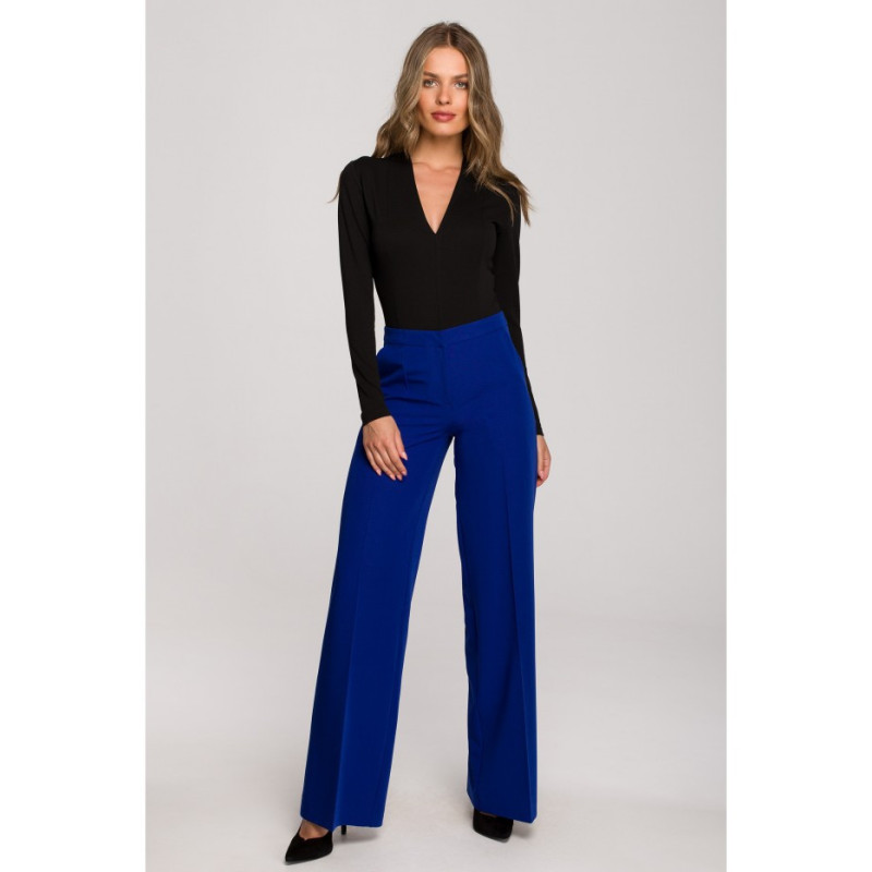 S311 Pants with wide legs - cornflower