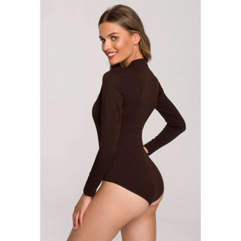 S327 Body with neckline - brown