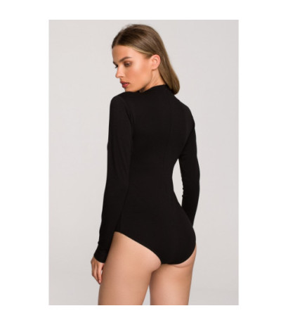 S327 Body with neckline - black