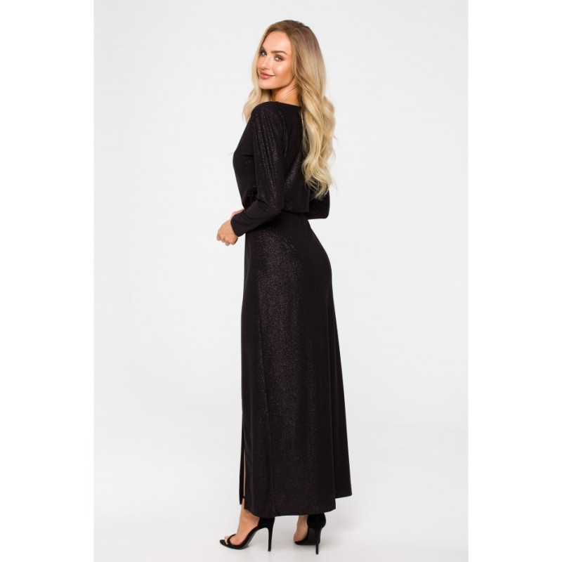 M719 Long-sleeved dress - black