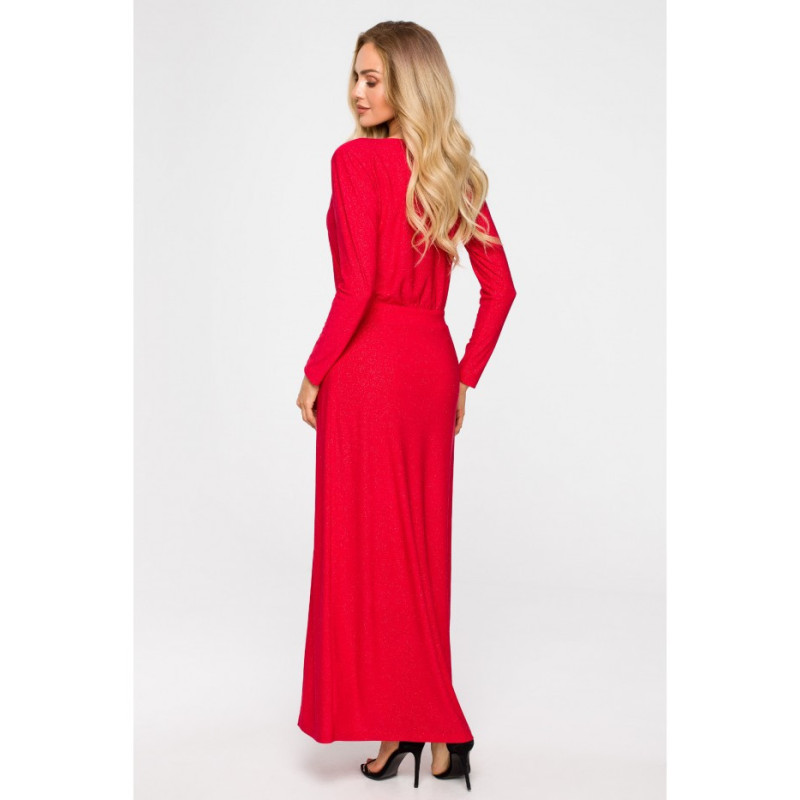 M719 Long-sleeved dress - red