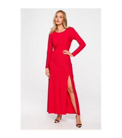 M719 Long-sleeved dress - red