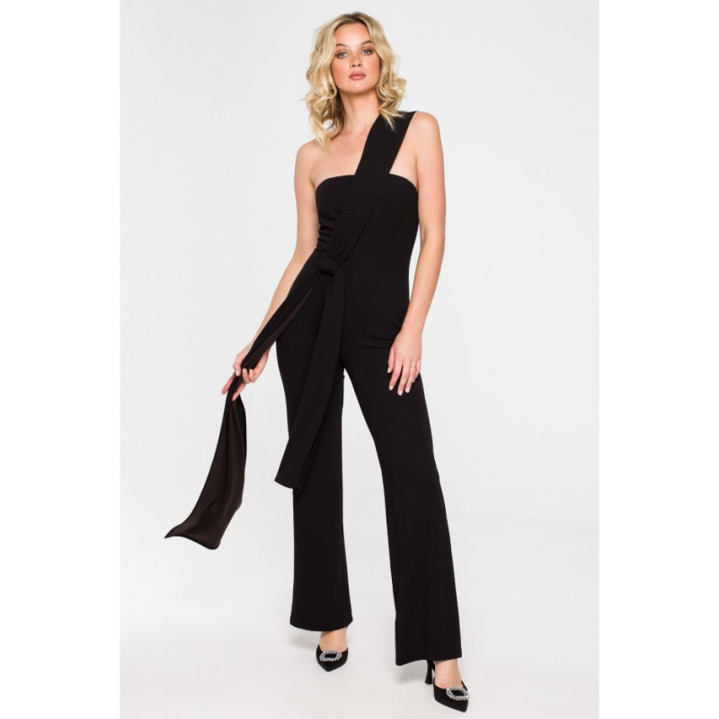 K150 Sash jumpsuit - black