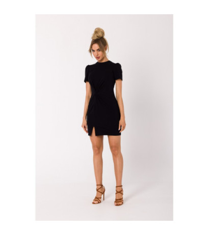 M731 Mini dress with interlacing - black