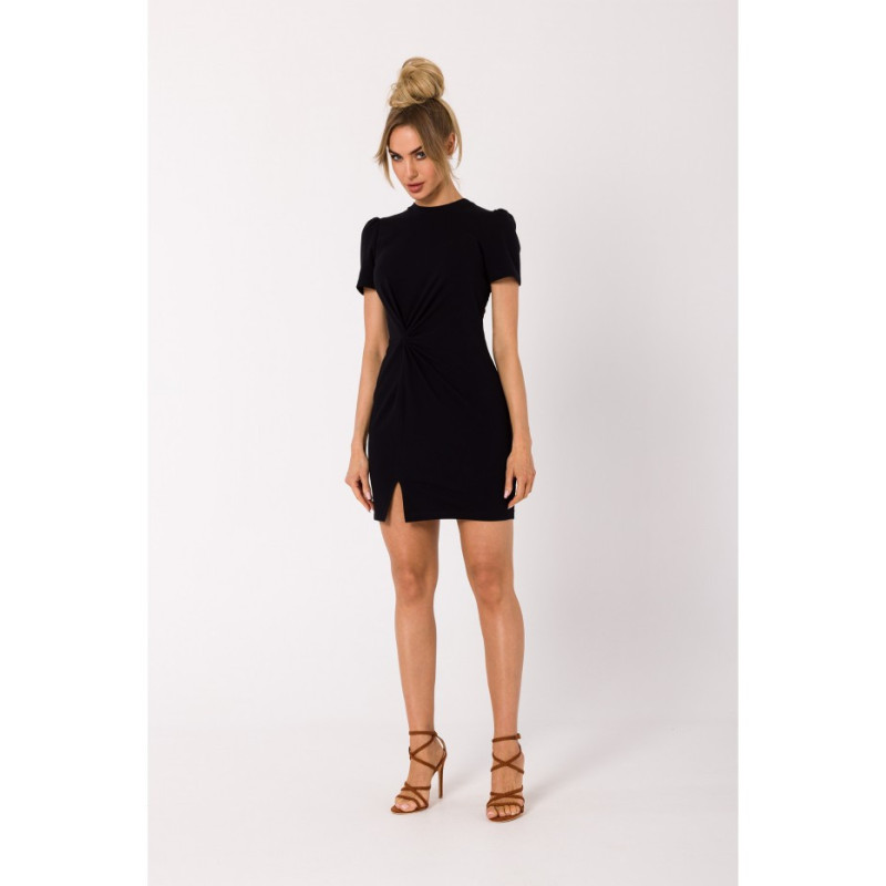 M731 Mini dress with interlacing - black