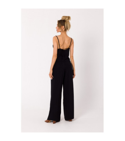 M737 Thin-strapped jumpsuit - black